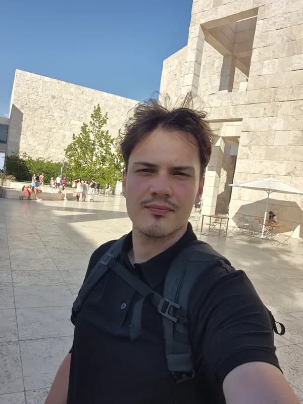 Tomáš Sikora at the Getty Center